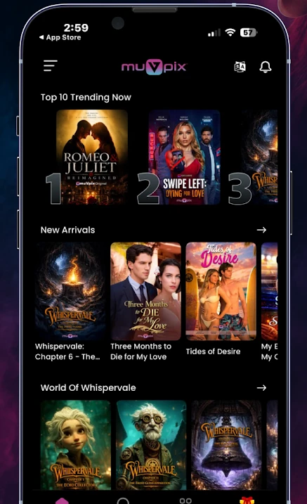 MuVpix app screenshot