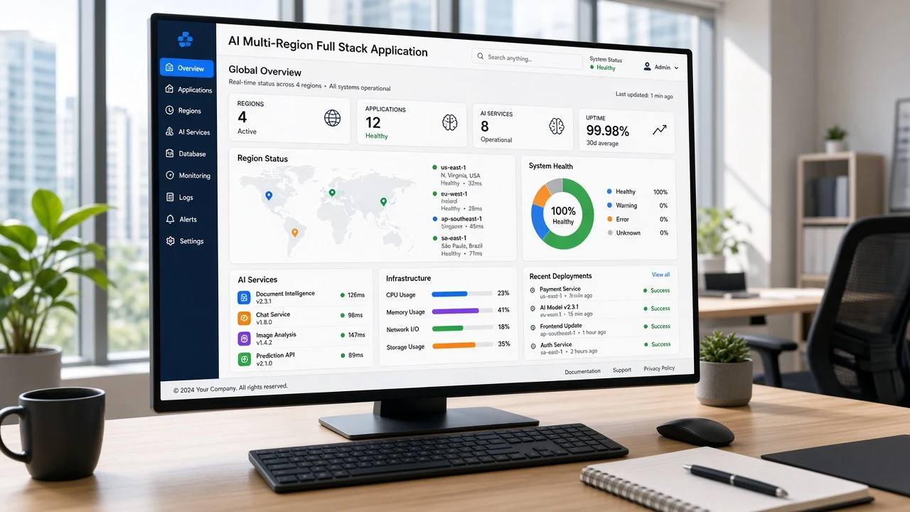 AI features and multi region full stack application readiness