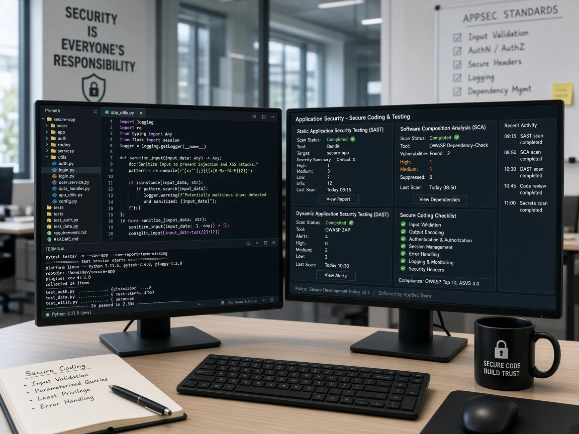 Application security for full stack development