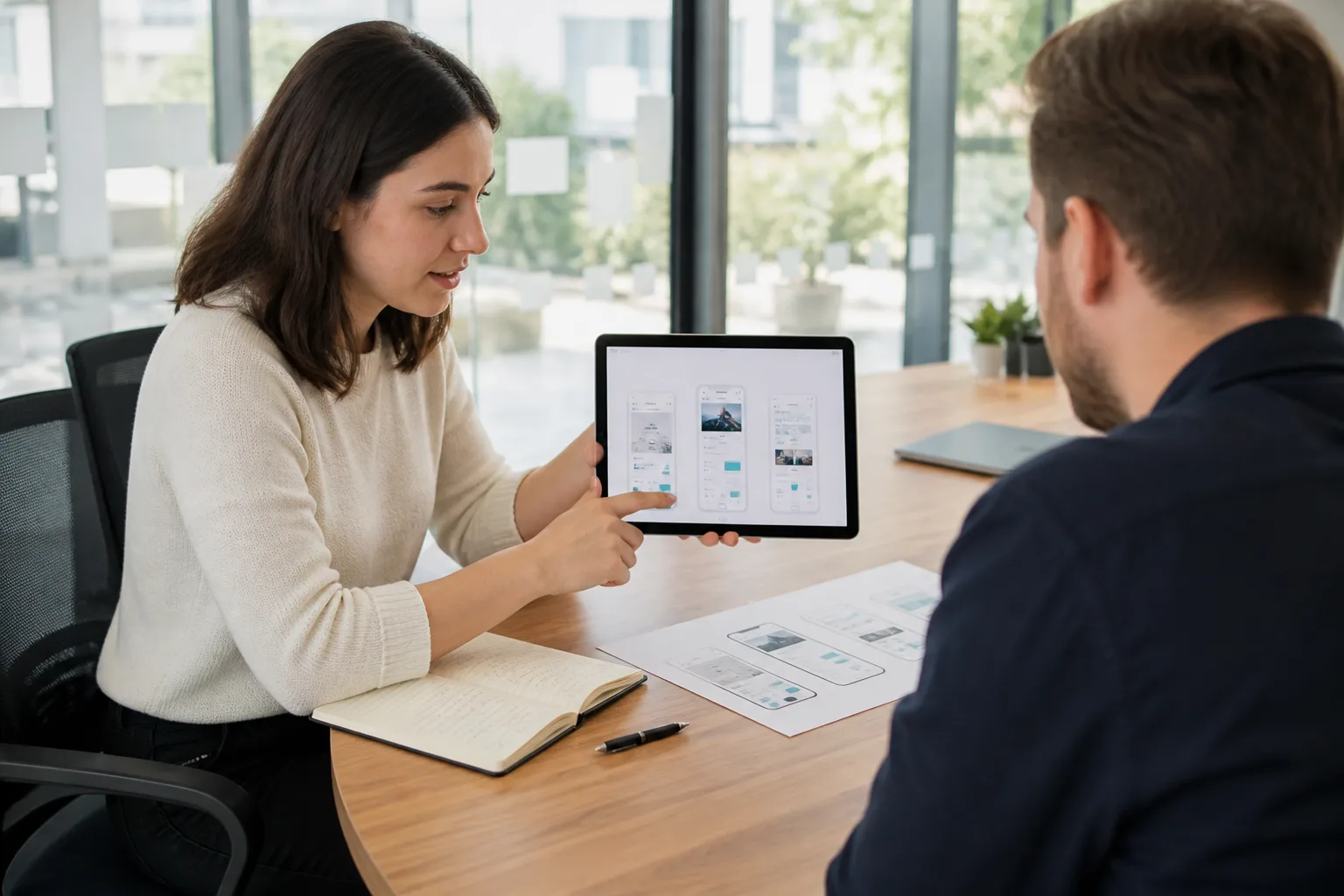 Mobile app design consultation with Techanic Infotech experts