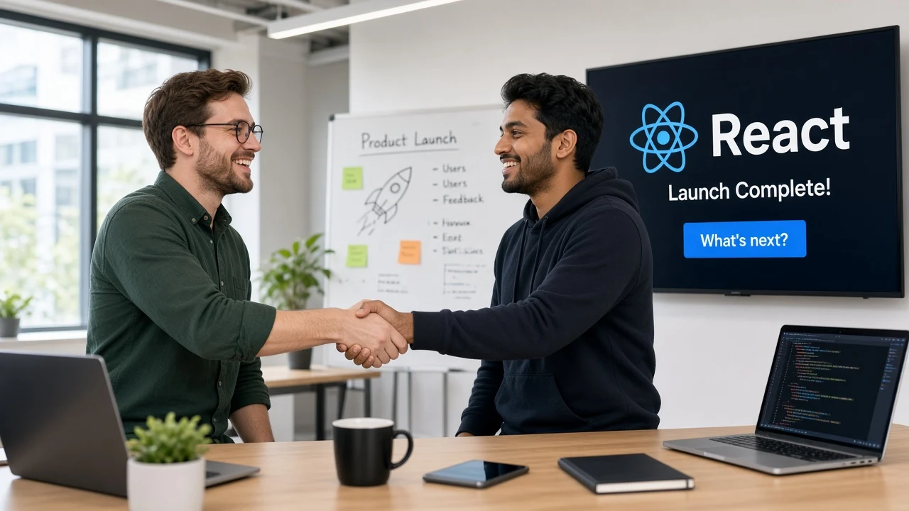 React JS development team planning a new application