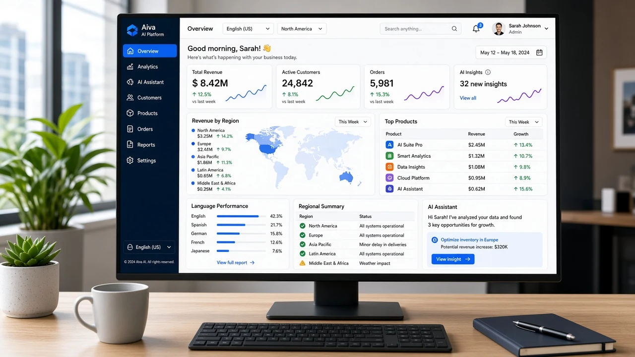 AI features and multi region software development