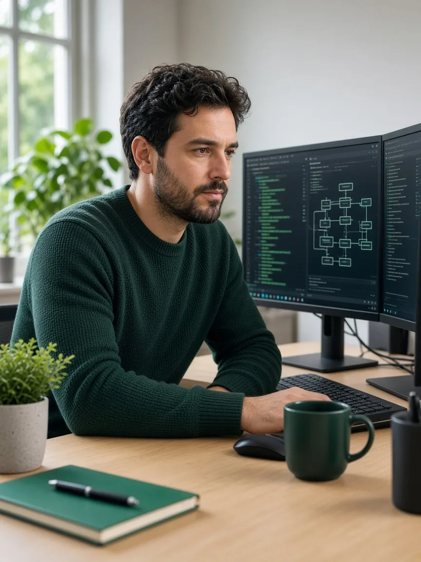 Dedicated developer working with USA product team