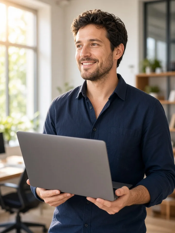 Senior mobile engineer collaborating remotely with USA business