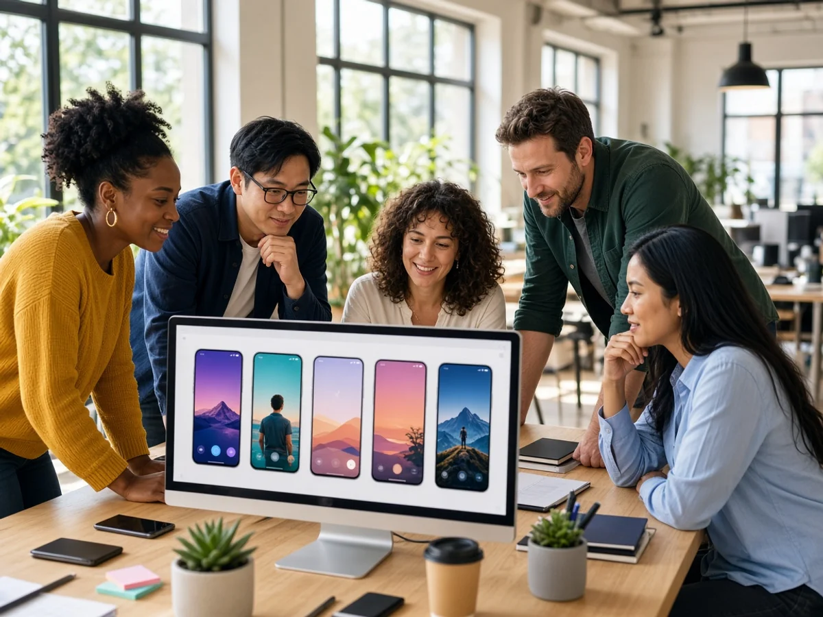 Dedicated Abhineh Infotech mobile developers collaborating with USA businesses
