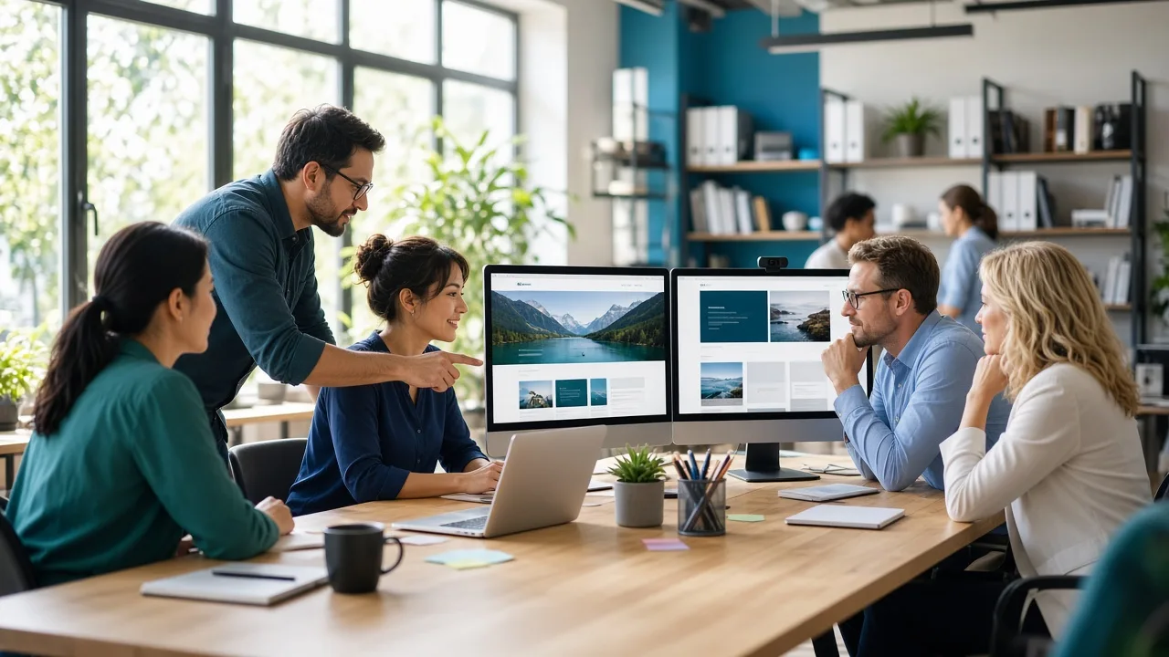 Abhineh Infotech WordPress developers collaborating with USA businesses