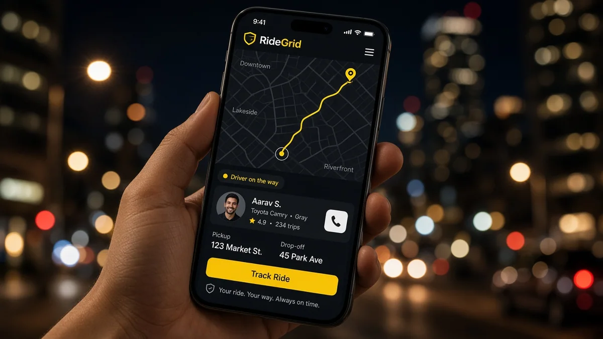 RideGrid app screenshot