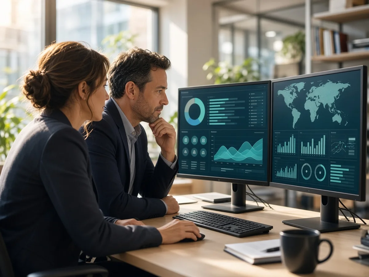 Experienced technology consultants collaborating on IT strategy