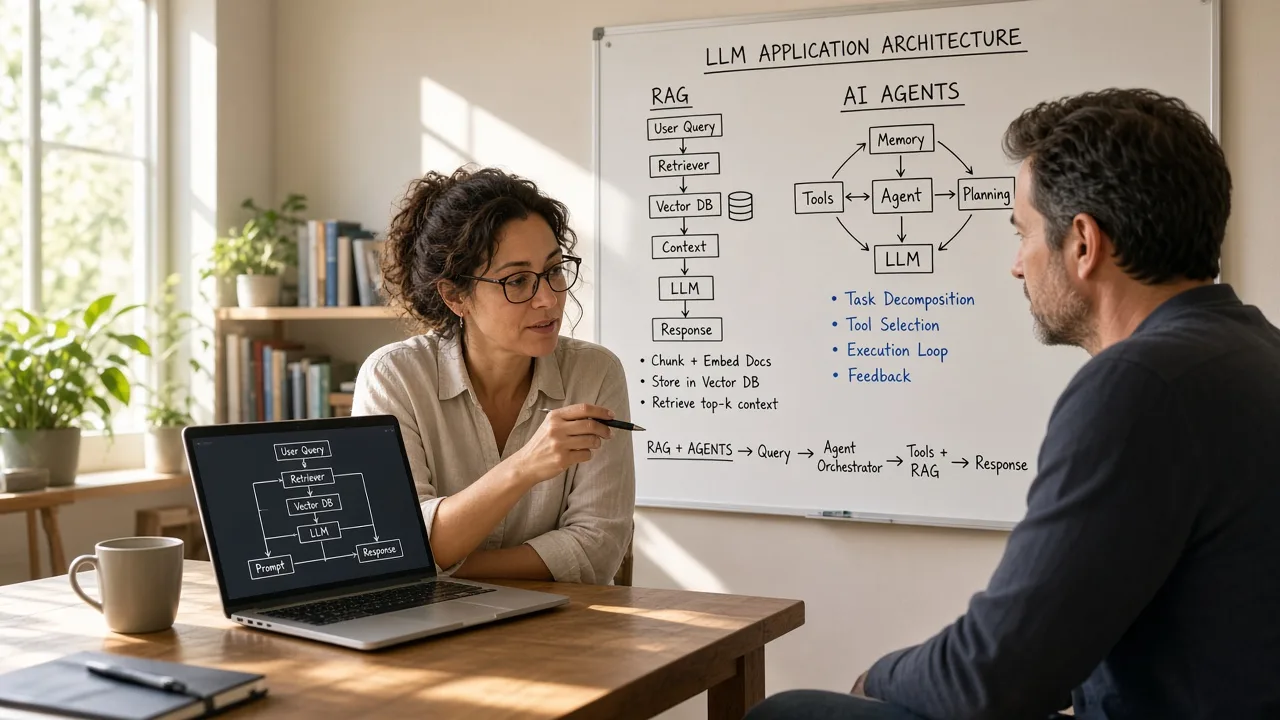 LLM application consultation for RAG AI agents and custom development