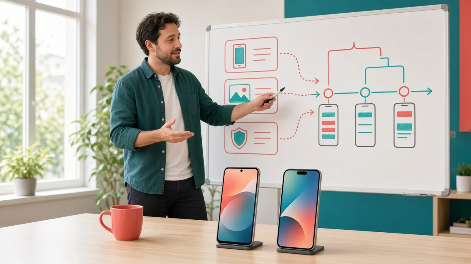Native app project planning with development experts