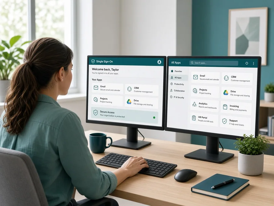 Single Sign On integration for centralised application access
