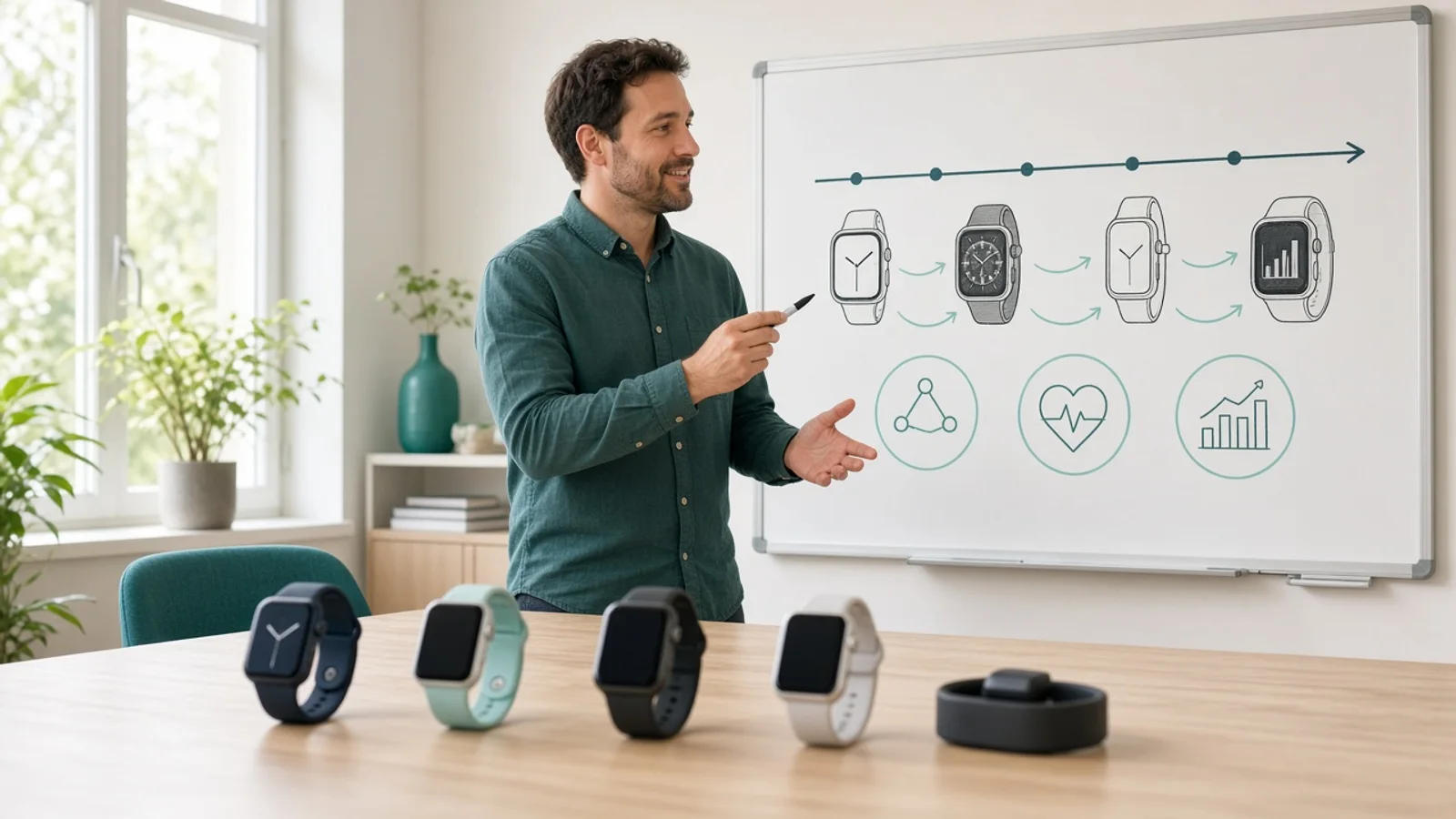 Wearable app project planning with development experts