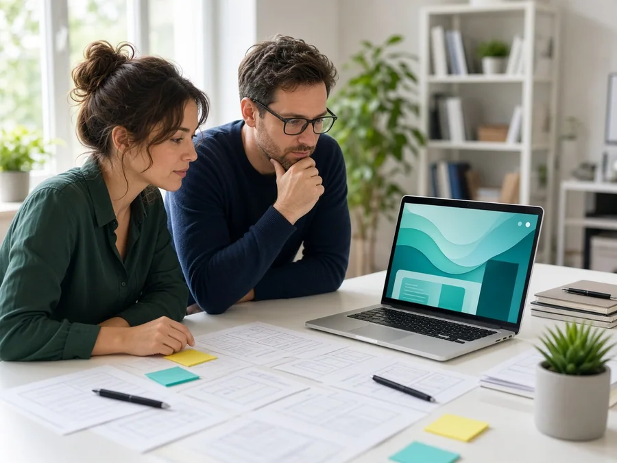Custom website development tailored to business goals
