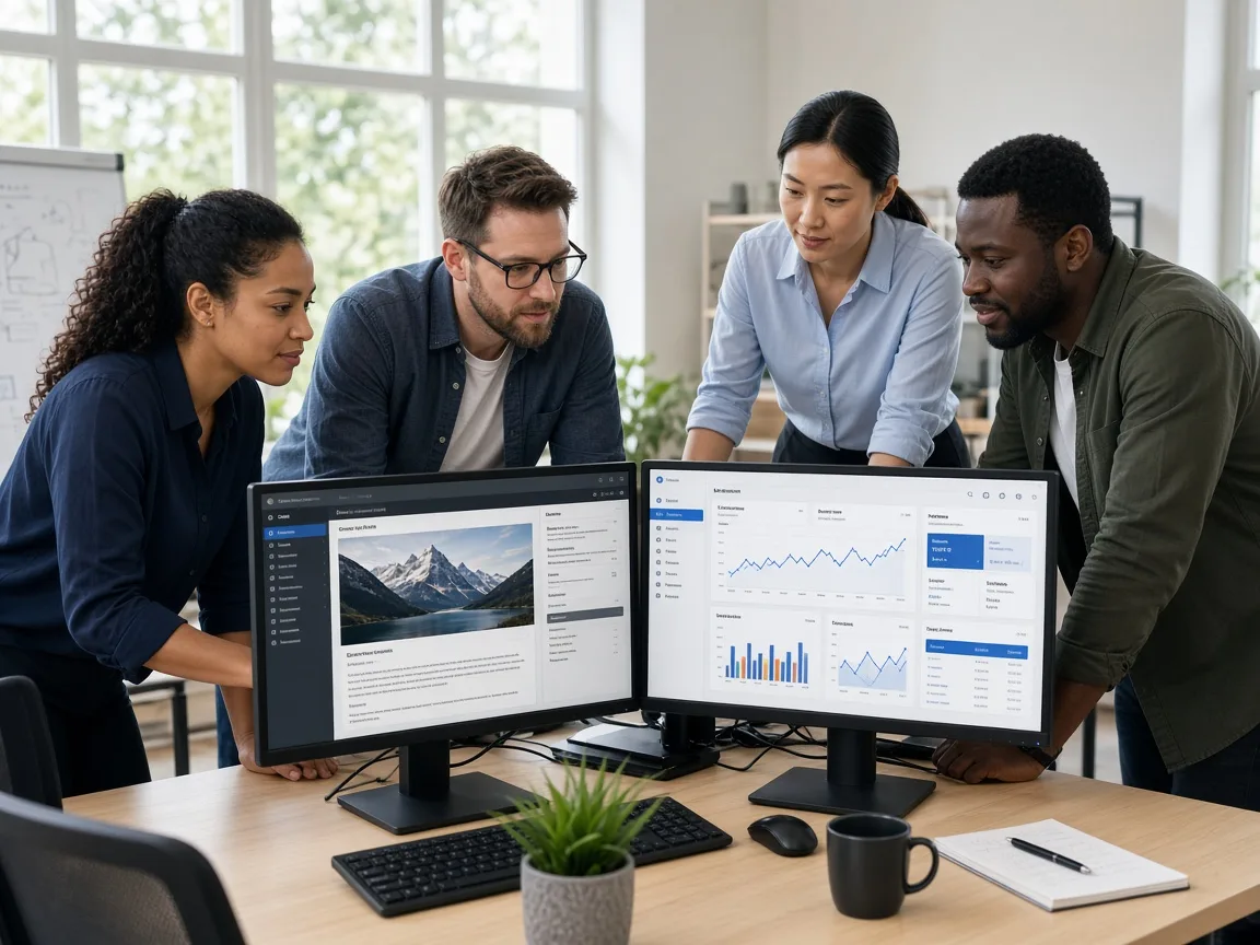 Experienced website maintenance technical team