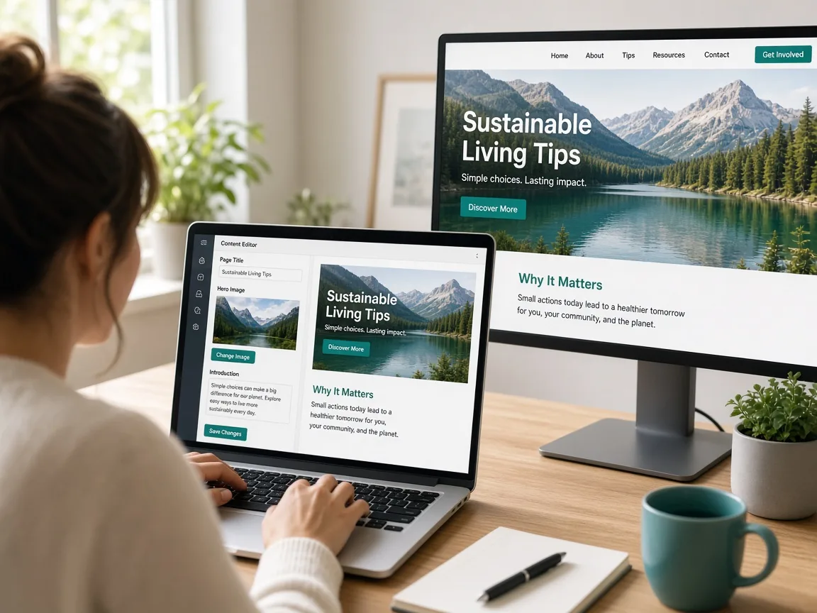 Website updates and content management for business websites