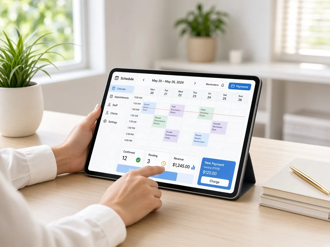 Setmore Inspired App appointment booking app preview