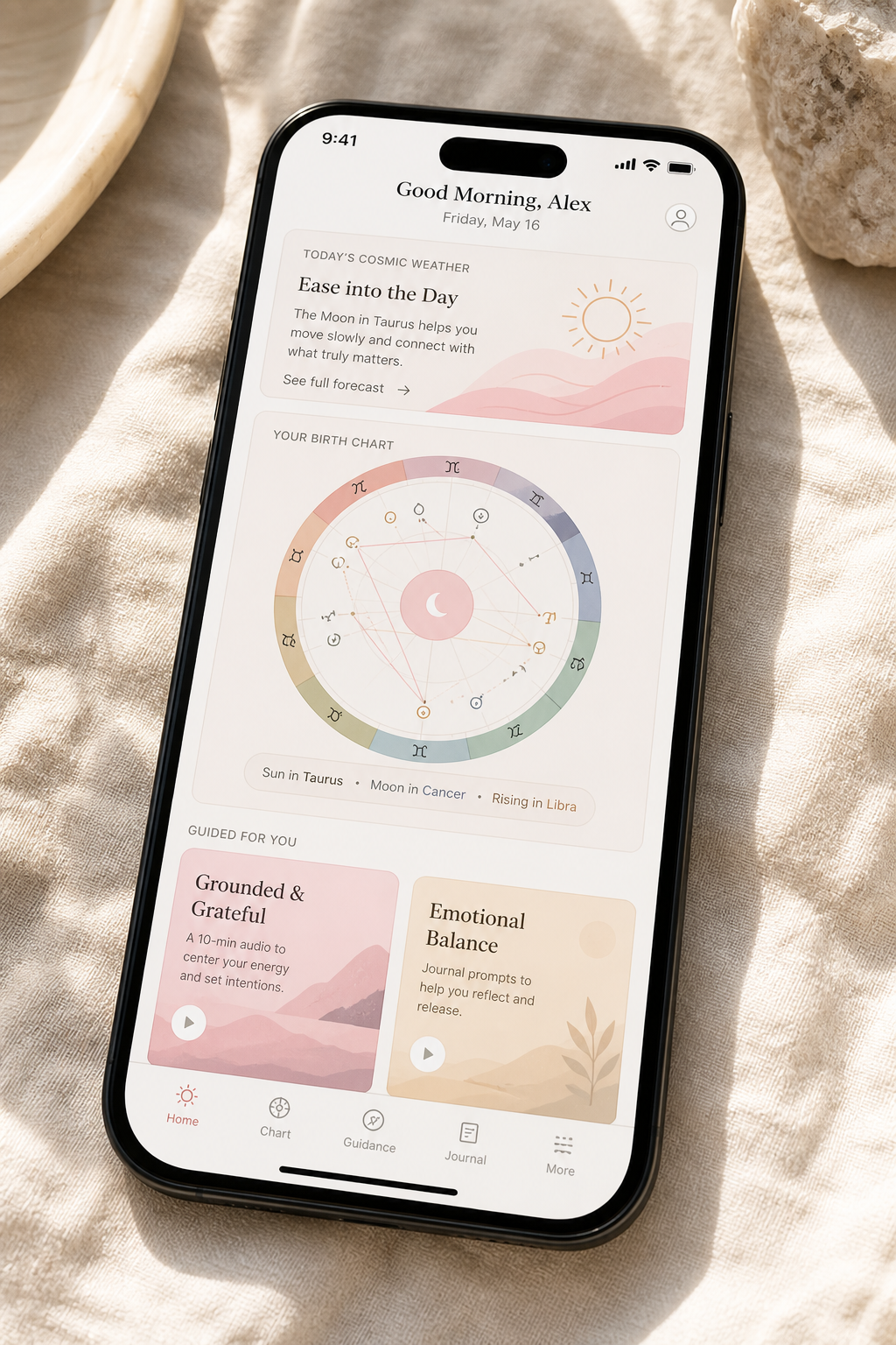 CHANI inspired astrology app preview