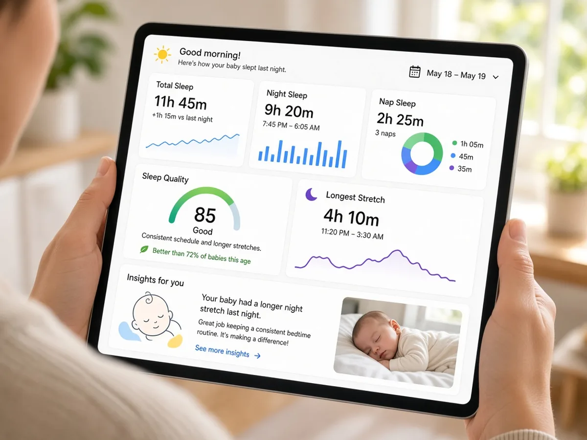 Huckleberry Inspired Baby Tracking App GPS tracking app preview