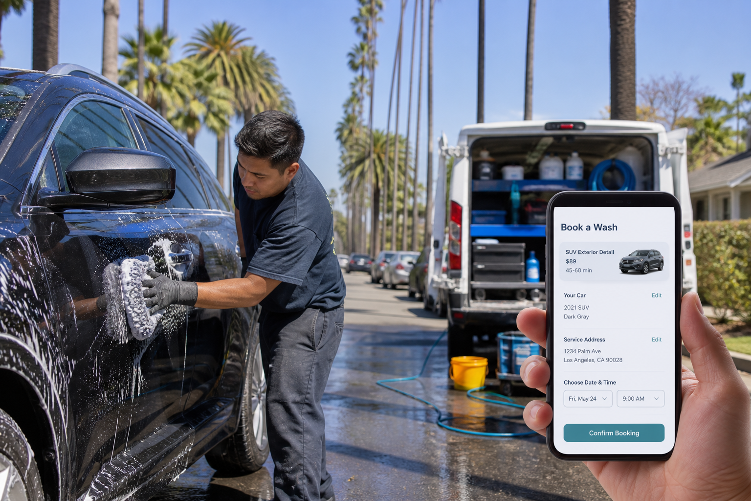 Doorstep Car Wash Platform