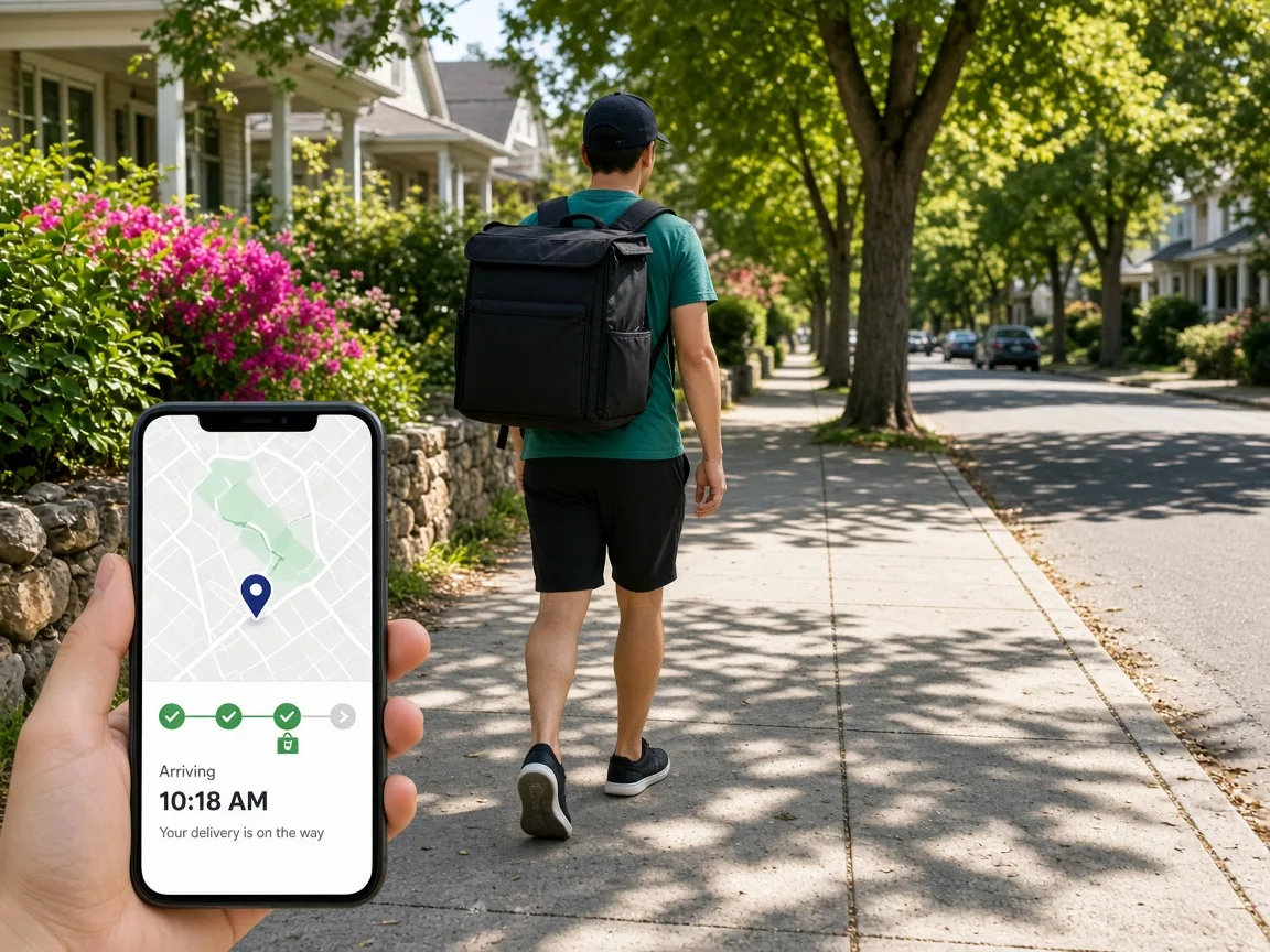 DoorDash Inspired App courier delivery app preview