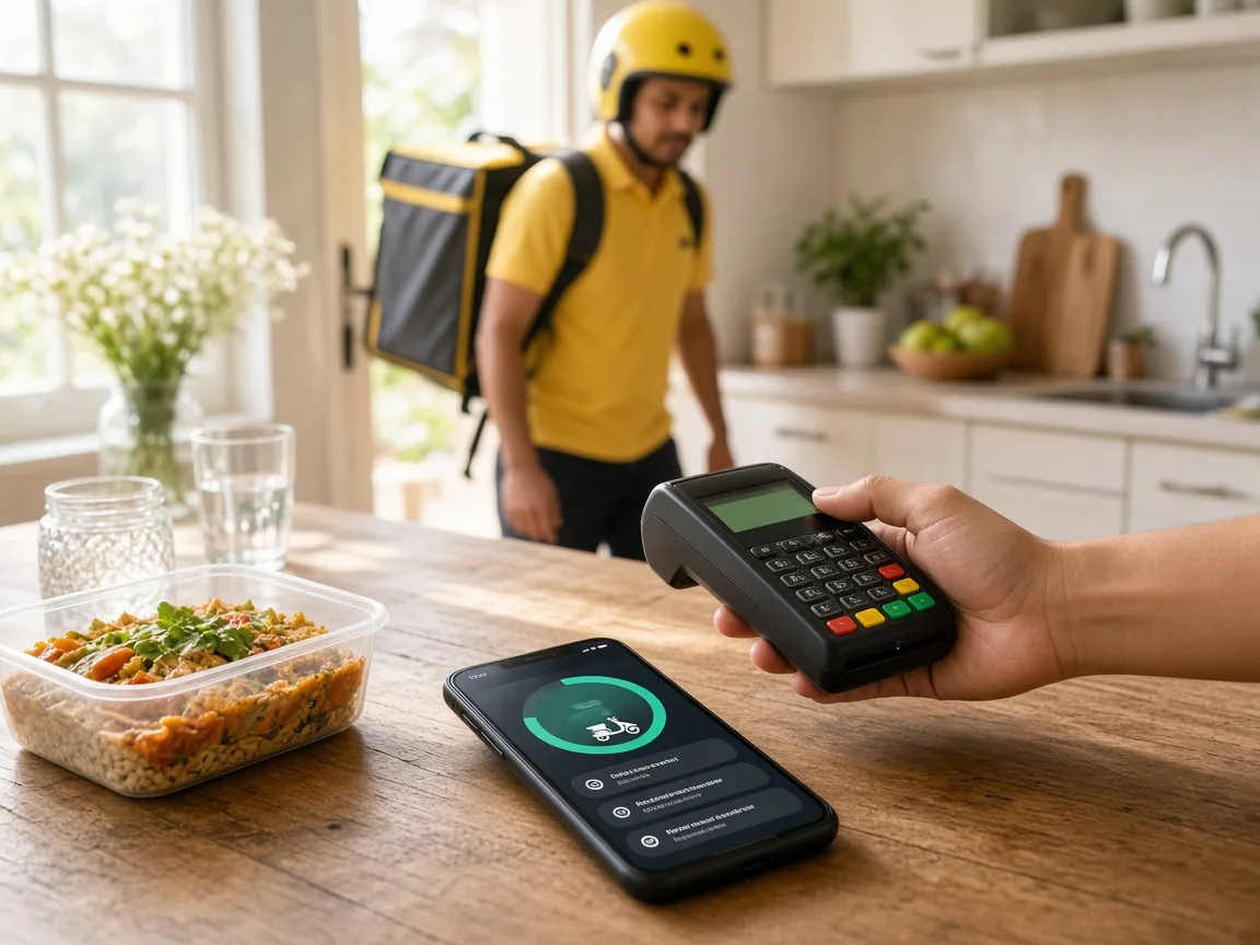 Swiggy Inspired App courier delivery app preview