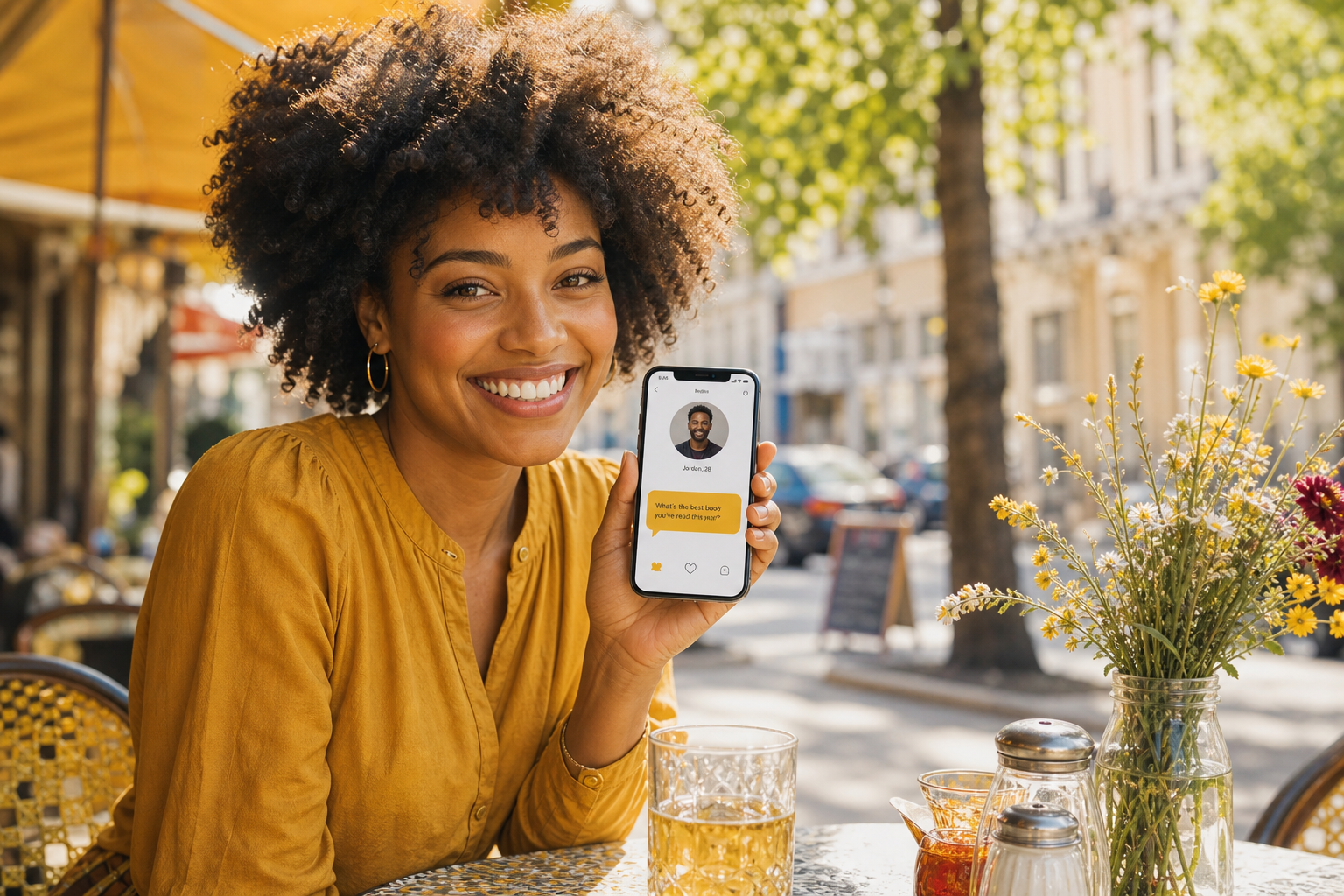 Bumble inspired dating app preview