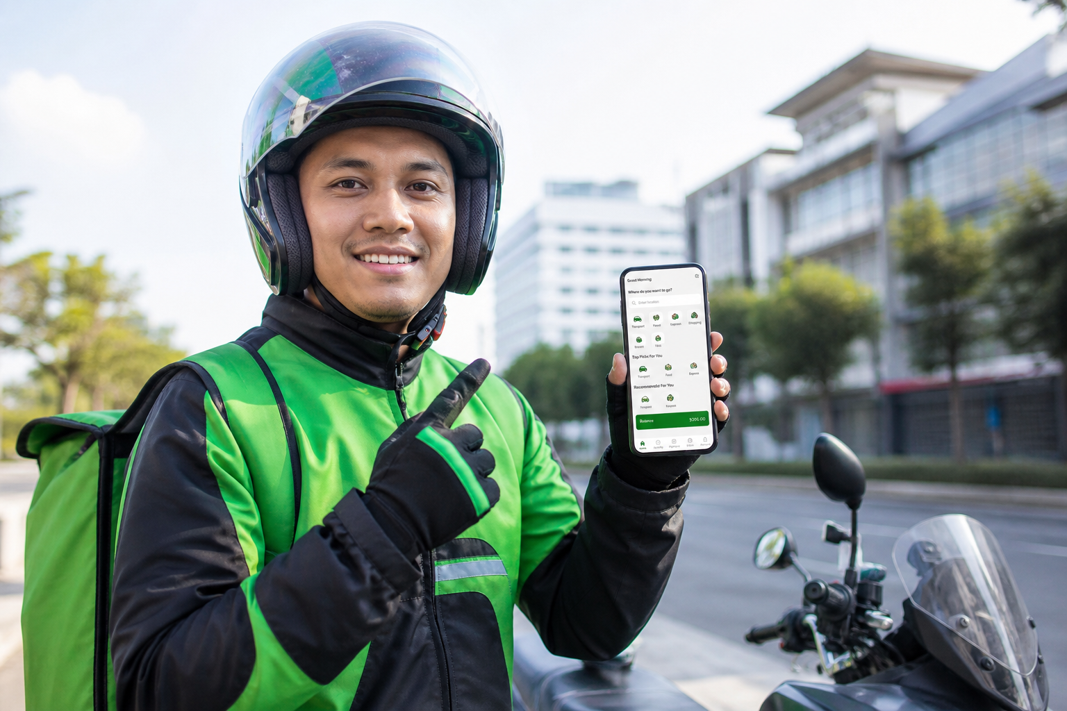 Gojek inspired driver app preview