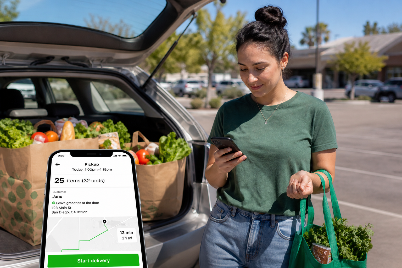 Instacart inspired driver app preview