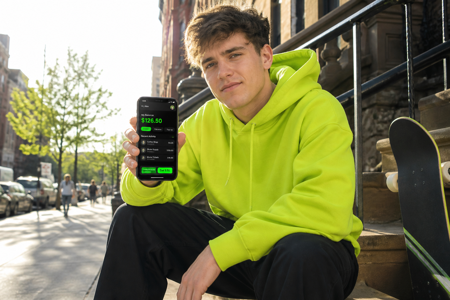 Cash App inspired eWallet app preview