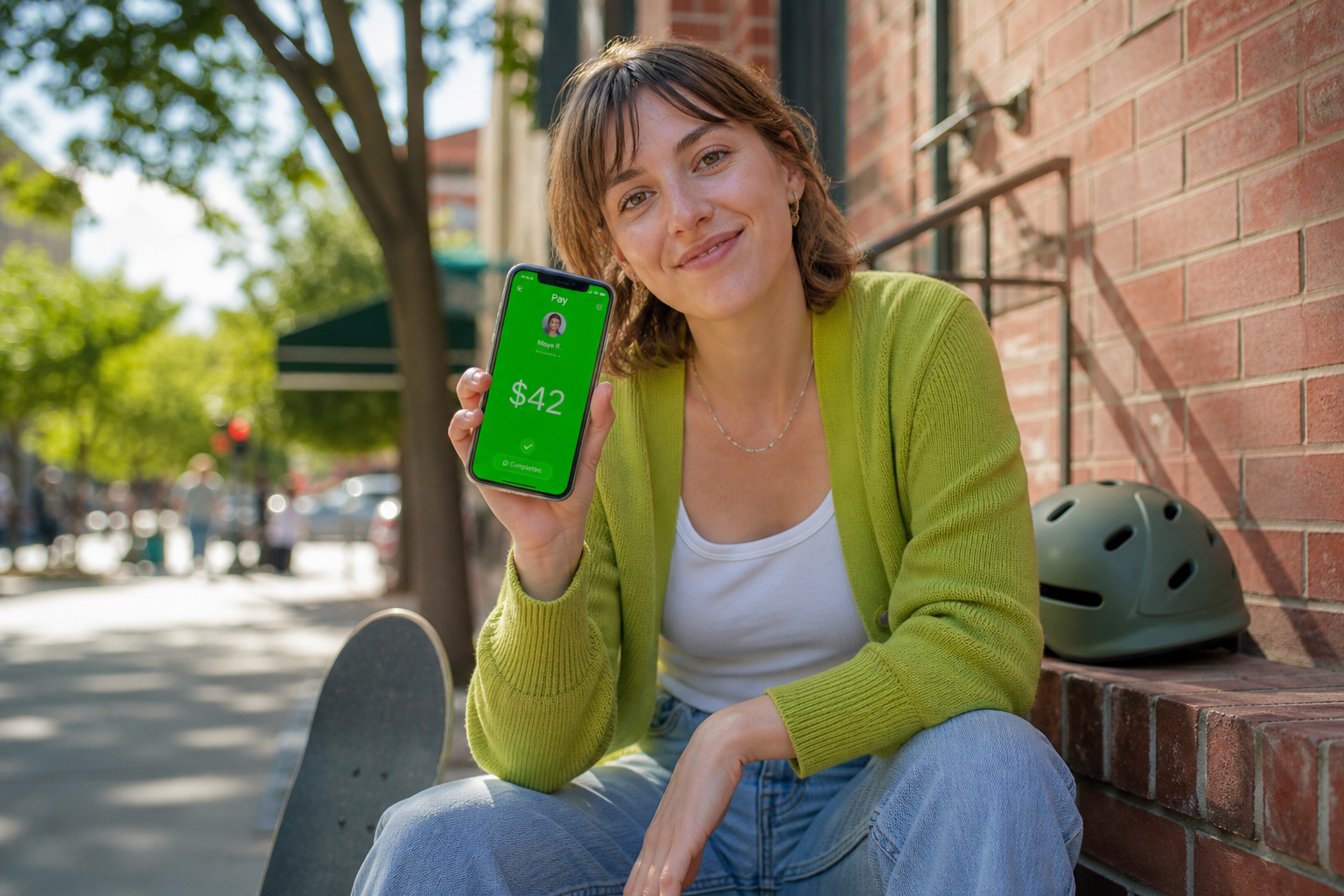 Cash App inspired fintech app preview