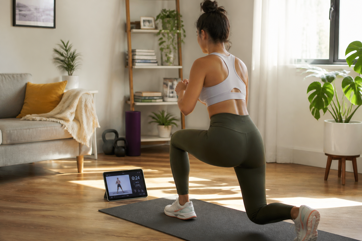 Nike Training Club Inspired Workout Platform fitness application preview