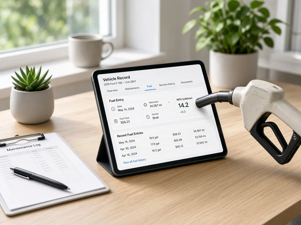 Fleetio Inspired Fleet Platform fleet management app preview