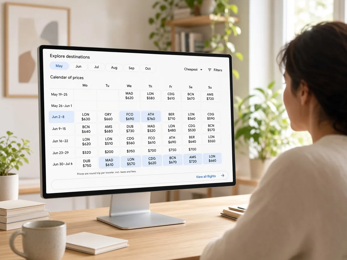 Google Flights Inspired App job portal app preview