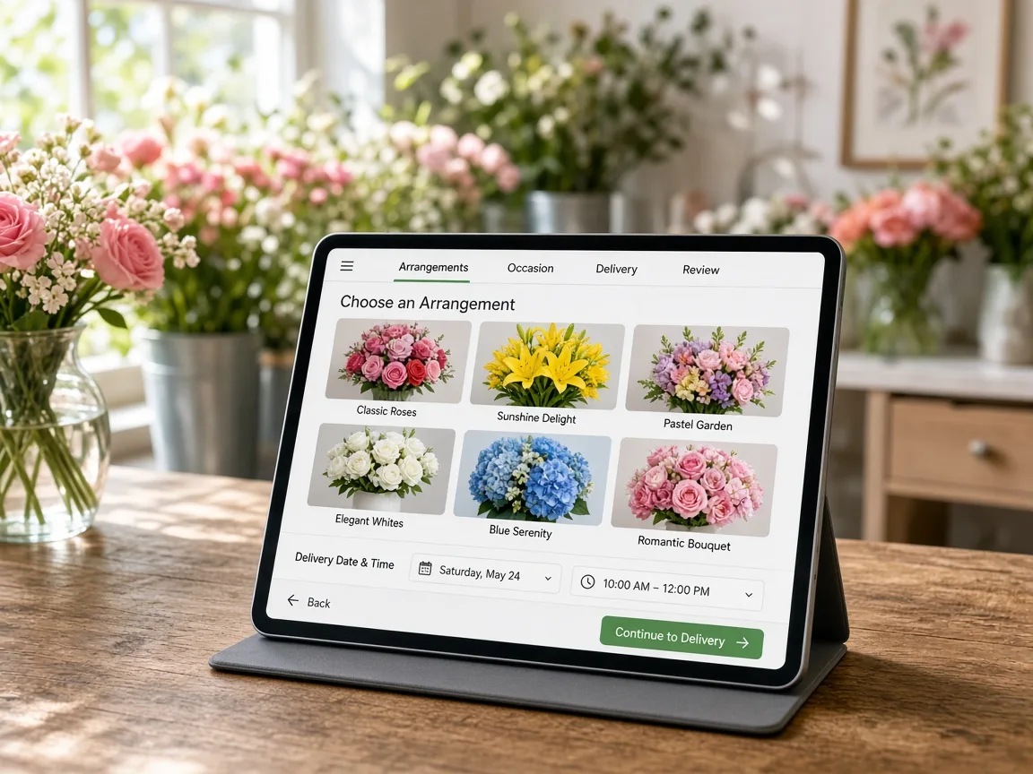 FTD Inspired Flower Ordering App flower delivery app preview