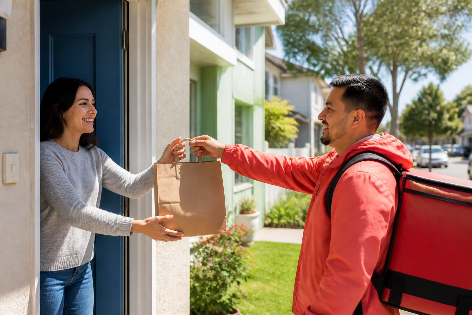 DoorDash inspired food delivery app preview
