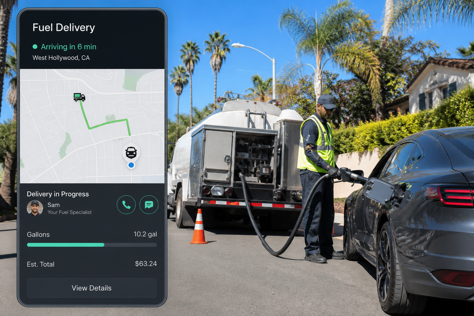 On Demand Fuel Delivery Platform