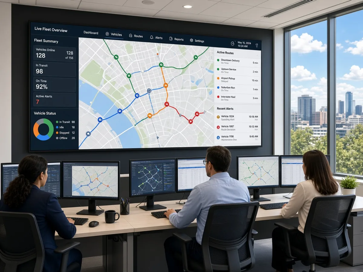 Verizon Connect Inspired App GPS tracking app preview