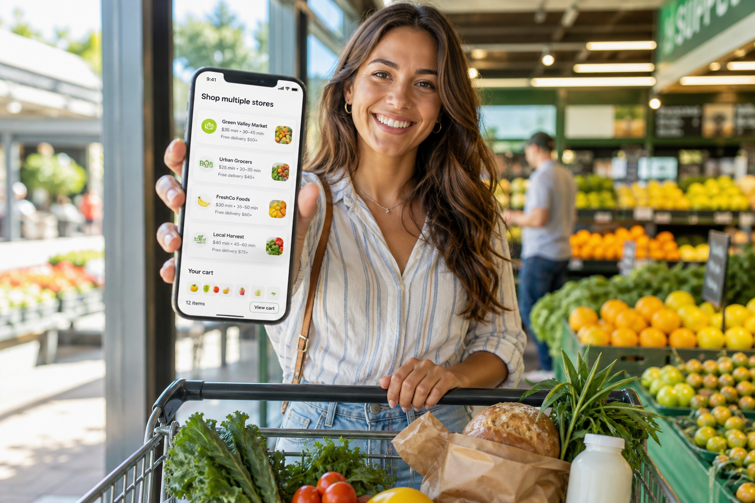 Instacart Inspired Grocery Marketplace preview