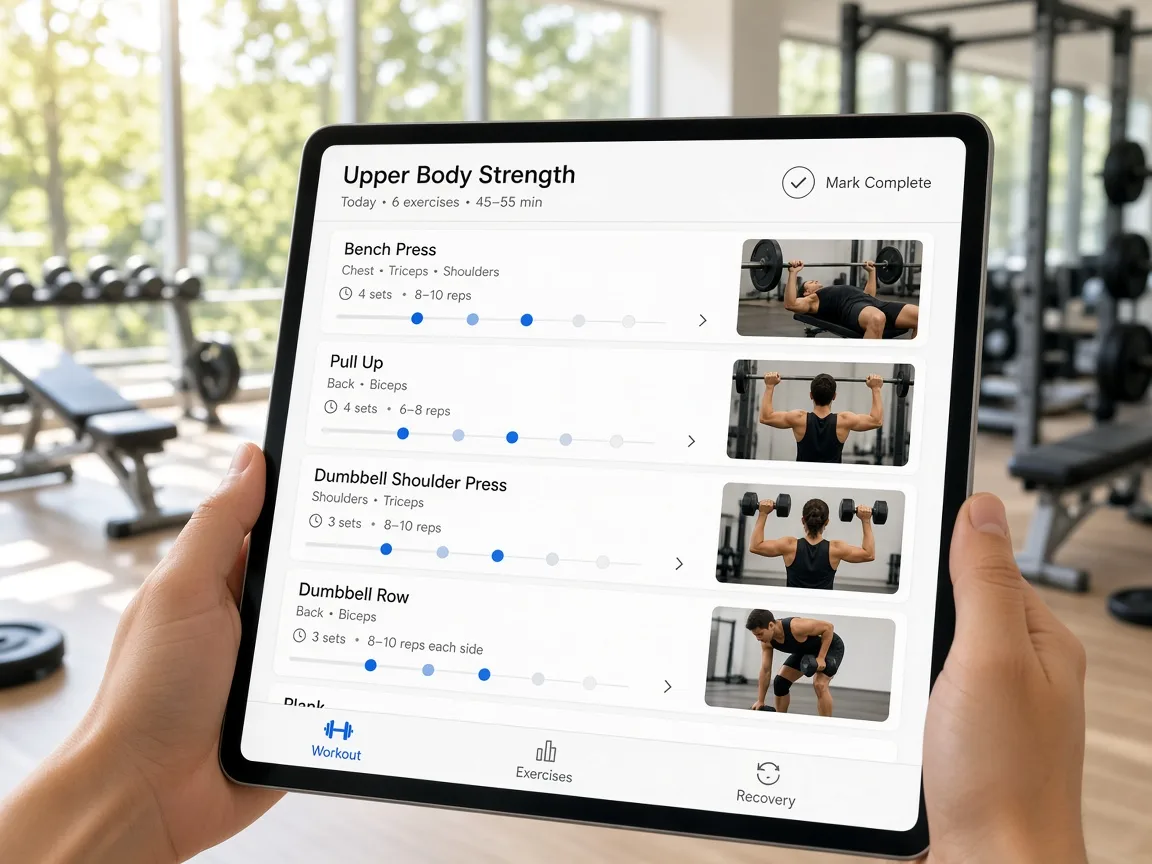 Fitbod Inspired App gym app preview
