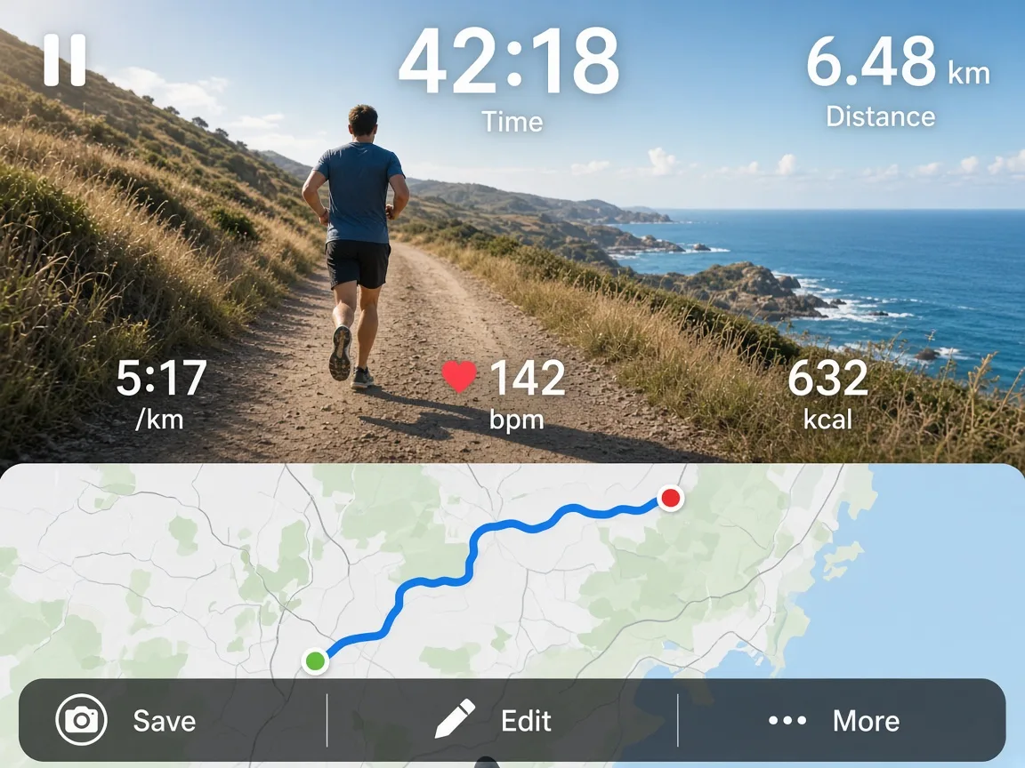 Strava Inspired App gym app preview