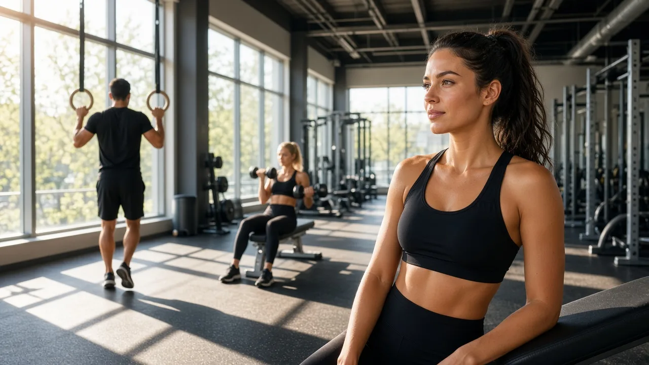Gym platform connecting members, trainers, memberships, workout plans, class scheduling, payments, fitness tracking, and gym management