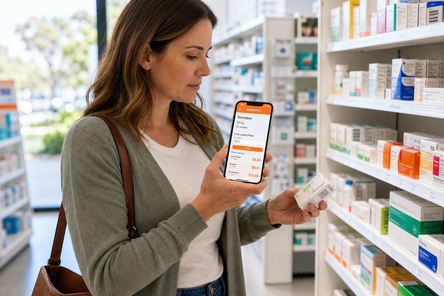 GoodRx inspired healthcare app preview