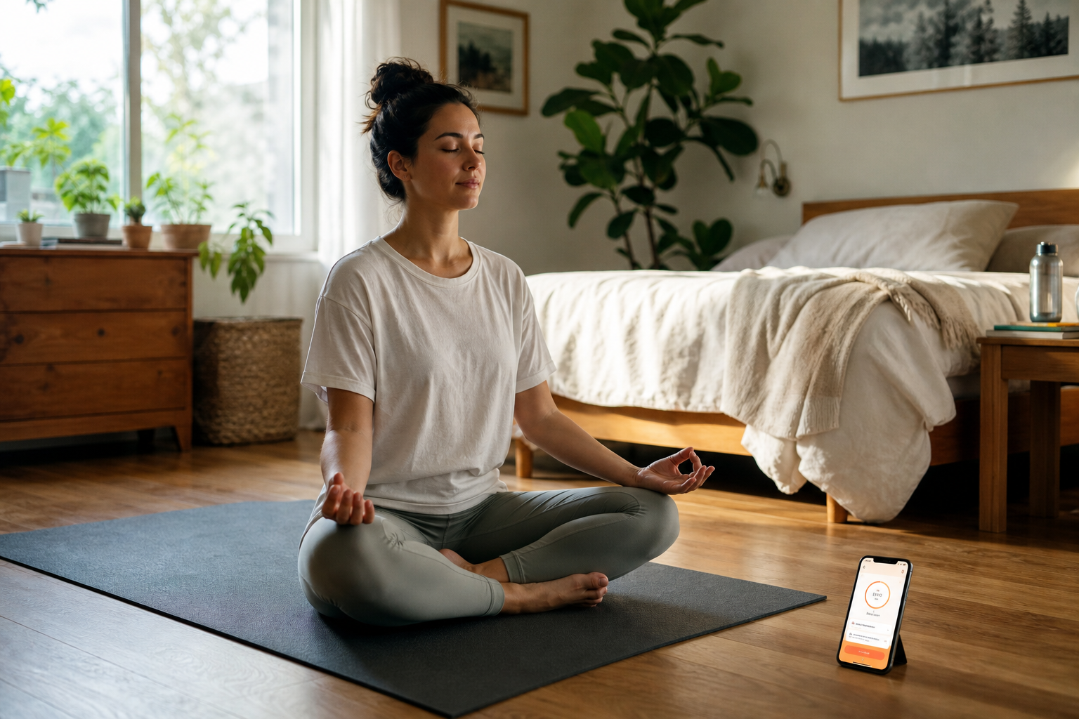 Headspace inspired healthcare app preview