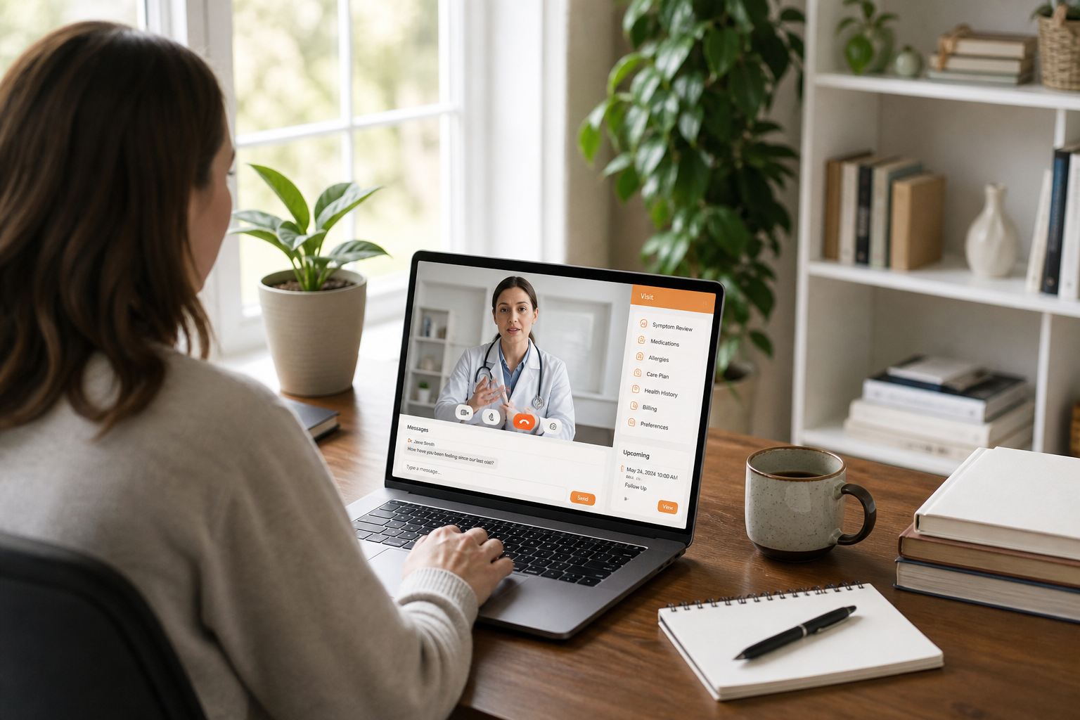Teladoc inspired healthcare app preview