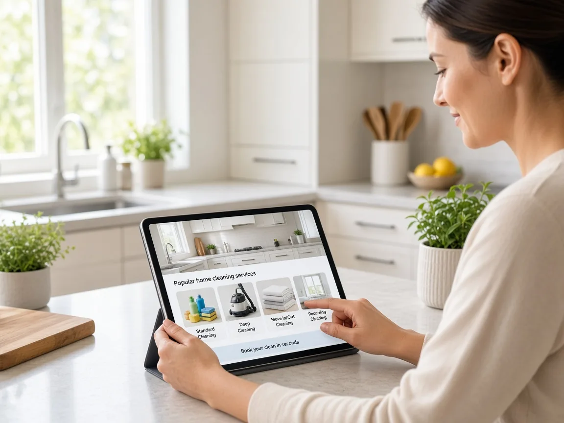 Handy Inspired App home service app preview