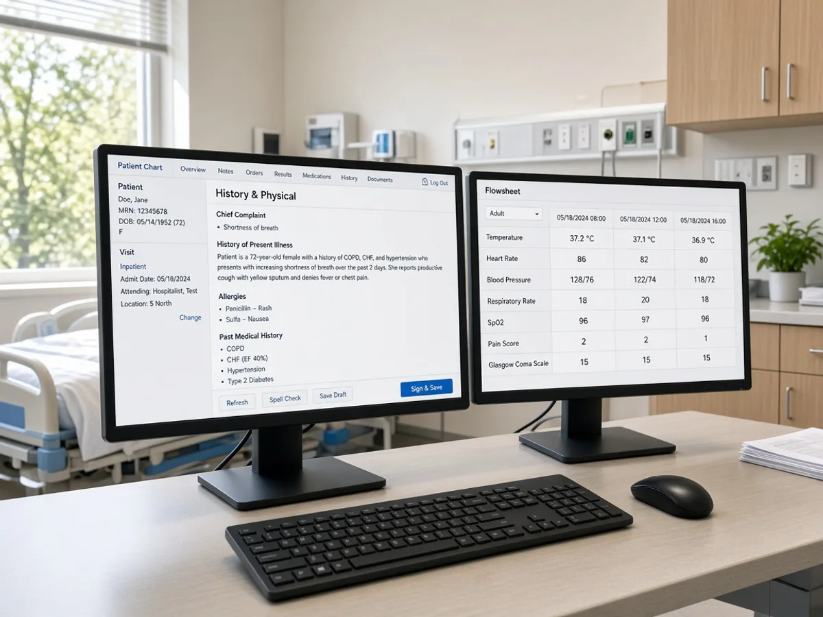 Cerner Inspired Hospital Software hospital management app preview