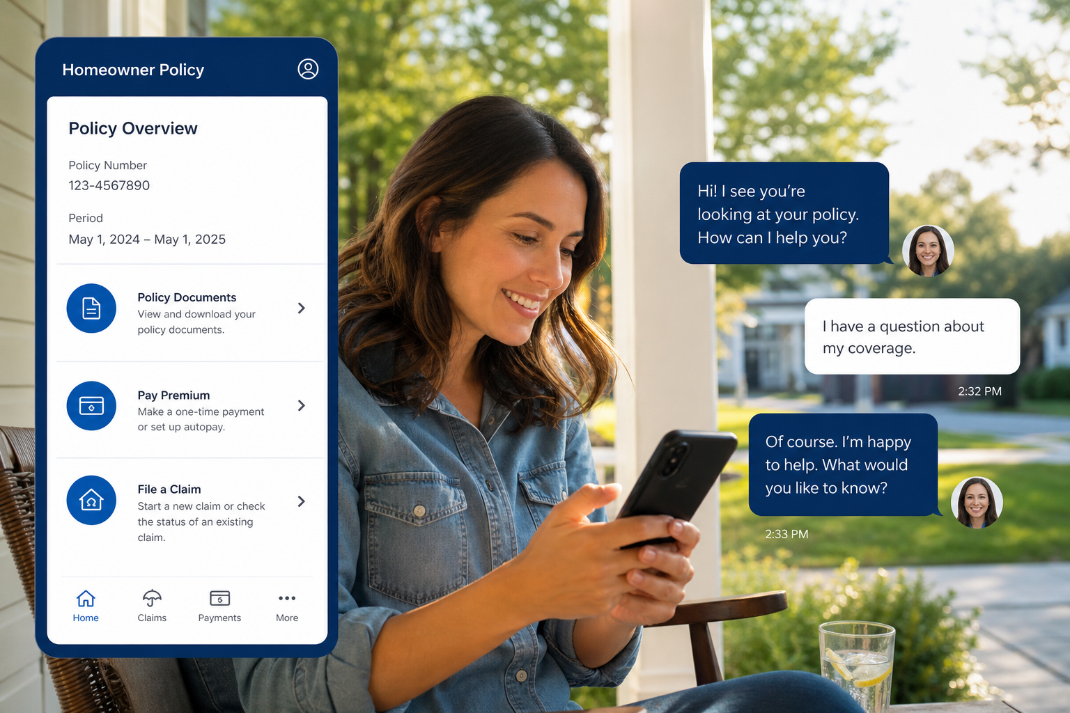 Allstate Inspired Insurance Platform insurance app preview