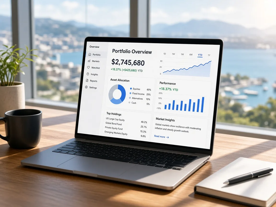 BlackRock Inspired Investment Platform investment management software app preview