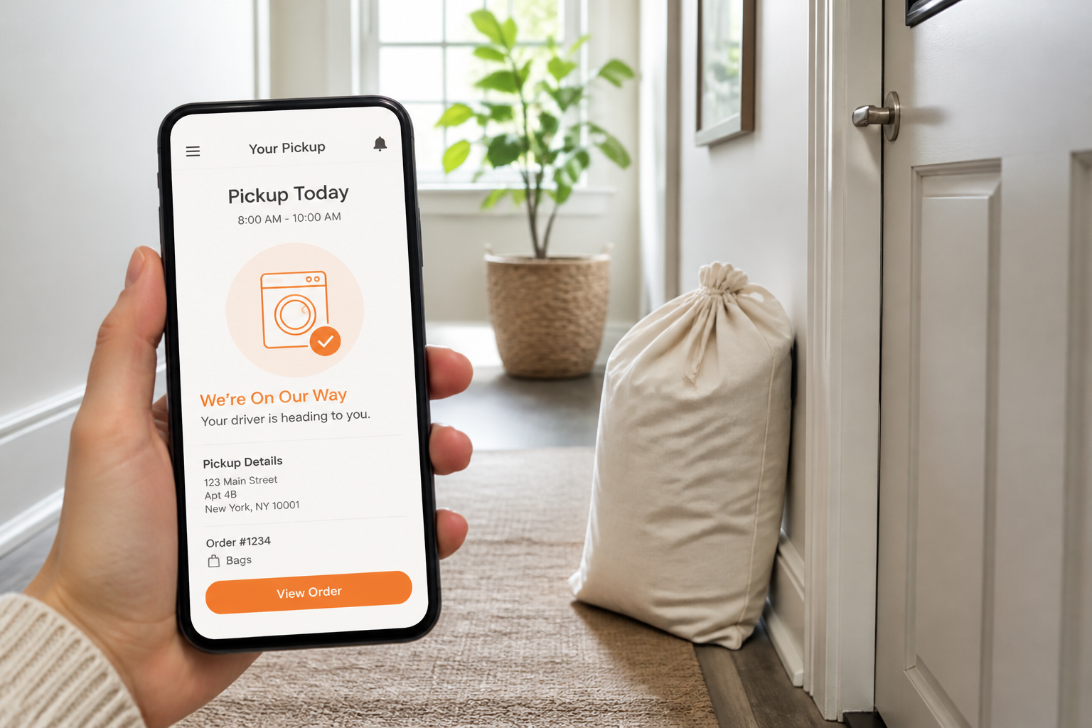 Hamperapp inspired driver app preview