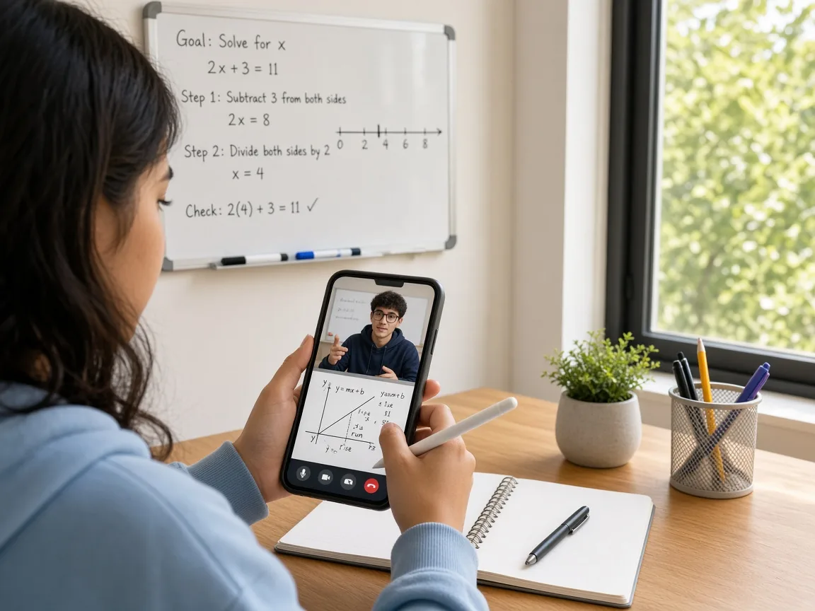 Tutor.com Inspired App live tutoring app preview